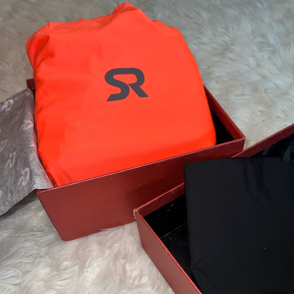Orange Velvet Mini Backpack - Picture 5 of 8